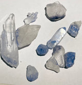 DUMORTIERITE FROM VACA MORTA QUARRY, SERRA DA VEREDA, BOQUIRA, BAHIA, BRAZIL (11 pieces)