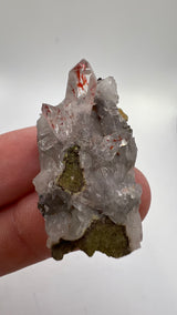 Harledote Brandberg Quartz flat 24 pieces from Goboboseb Mountains, Erongo Region, Namibia