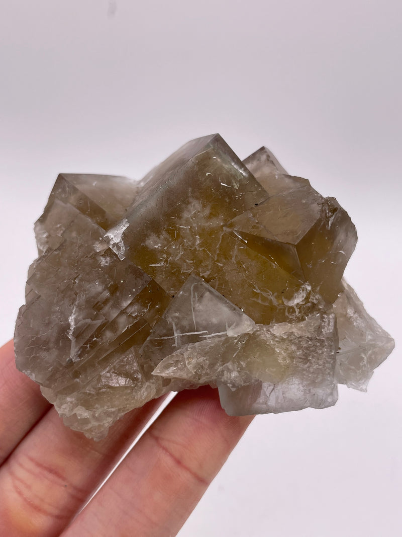 UK Fluorite double sided from the Harvest Pocket, Lady Anabella Mine, England