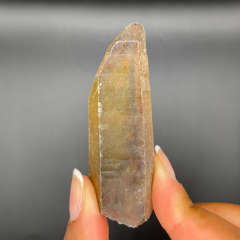 1 Medium Natural Zambian Citrine wand, Citrine Quartz From Mansa, Zambia, Citrine Points