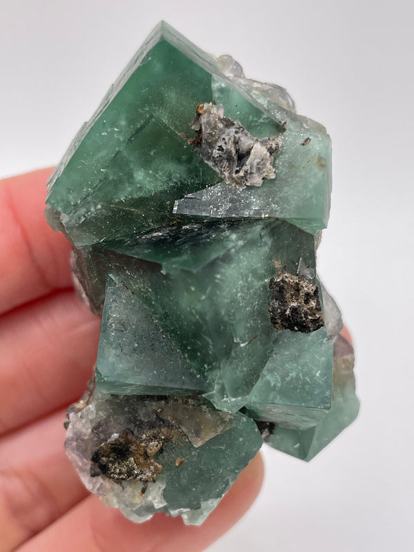 UK Fluorite from the Truffle Pig Pocket, Diana Maria Mine, England