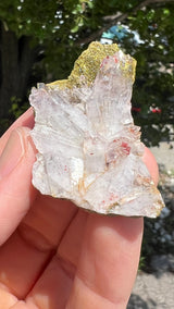 Harledote Brandberg Quartz flat 24 pieces from Goboboseb Mountains, Erongo Region, Namibia
