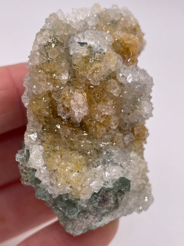 UK Fluorite with Quartz from the Druzy Dreams Pocket, Rogerley Mine, England