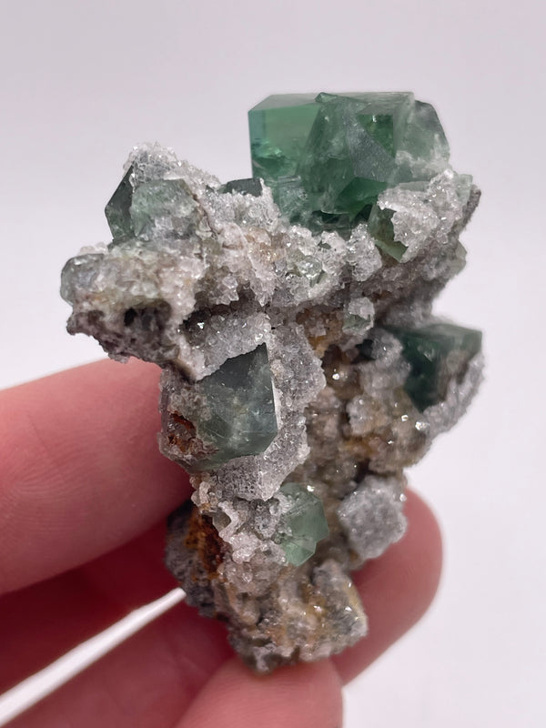 UK Fluorite with Quartz from the Druzy Dreams Pocket, Rogerley Mine, England