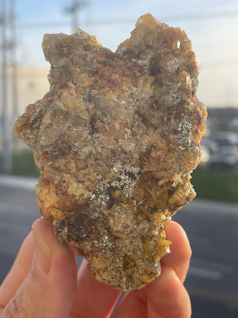 Golden Yellow Heliodor “Sunny Days Pocket” from Erongo Region, Erongo Mountains, Namibia