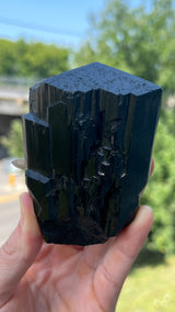 Black Tourmaline from the Erongo Mountain, Erongo Region, Namibia