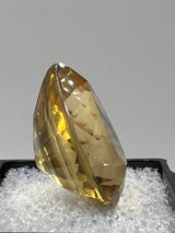Faceted Citrine Gemstone from Mansa, Luapula, Zambia