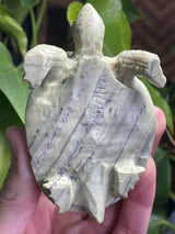 Shona Sculpture, Butter Jade Turtle from Zimbabwe