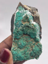 20 Piece Flat of Vibrant Chrysocolla with Malachite & Brochantite, from Usakos, Erongo Region, Namibia