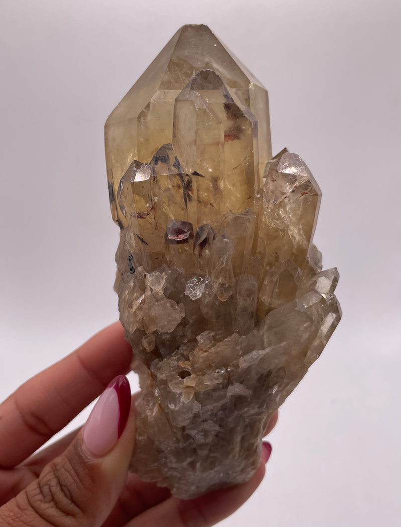 Kundalini Citrine - 8 Pieces Wholesale flat from Lwena, DR of Congo (3.416kg)