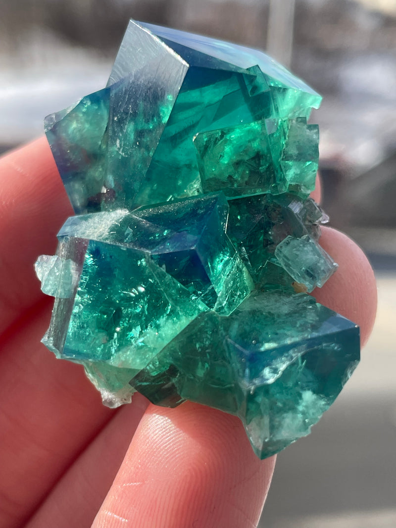 UK Fluorite from the Papa Pocket, Diana Maria Mine, England