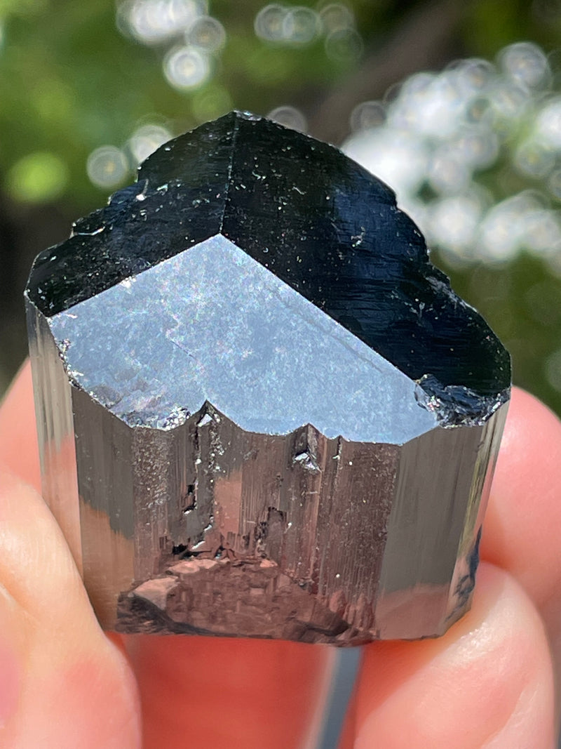 Black Tourmaline Flat 24 pieces from Namibia