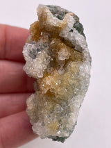 UK Fluorite with Quartz from the Druzy Dreams Pocket, Rogerley Mine, England