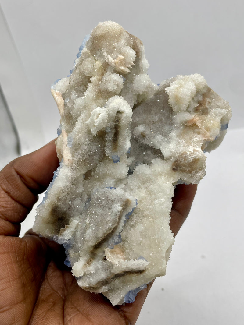 Cubic Blue Fluorite from Blanchard Mine, Bingham Hansonburg District, Socorro County, New Mexico, USA