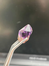 Mini Shangaan Amethyst Trio with Scepter & Double Termination from the Chibuku mine, Zimbabwe
