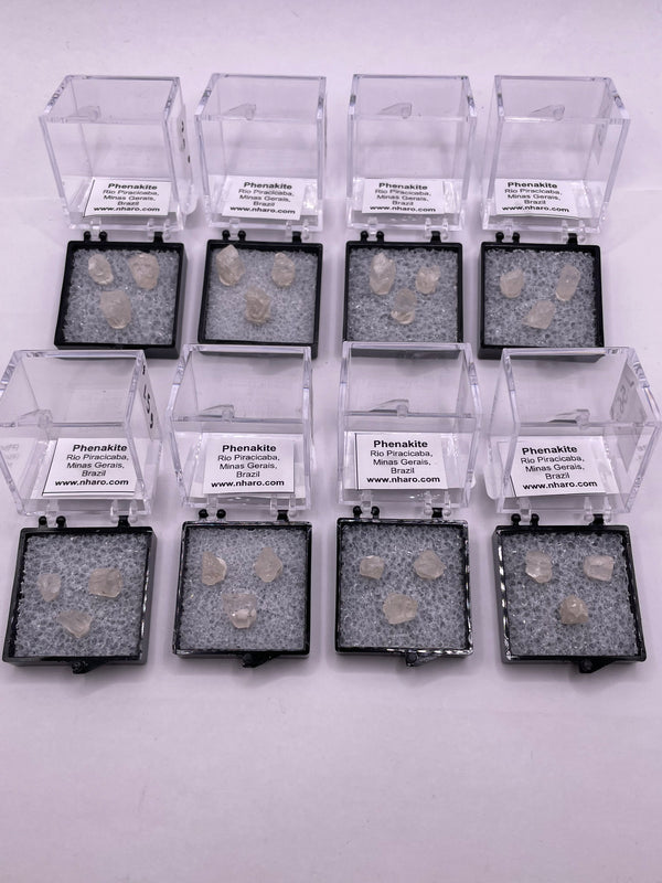 Phenakite sets from Rio Piracicaba, Minas Gerais, Brazil