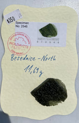 Certificate Genuine Moldavite