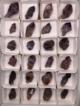 Shangaan Amethyst Wholesale Flat, 24 Pieces from the Chibuku Mine, Zimbabwe