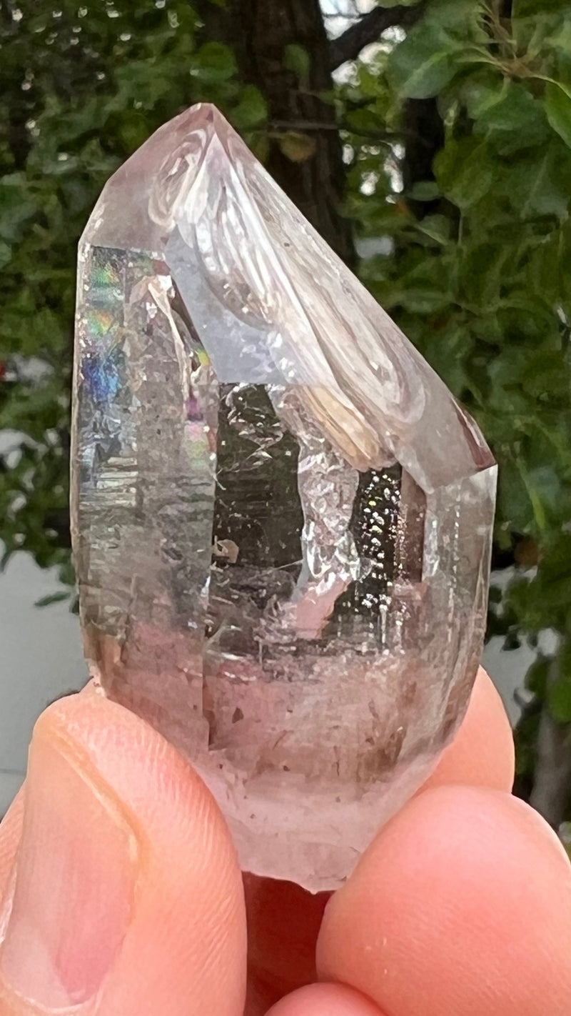 35 Piece Brandberg Quartz Wholesale Flat from the Brandberg District, Goboboseb, Erongo Region, Namibia
