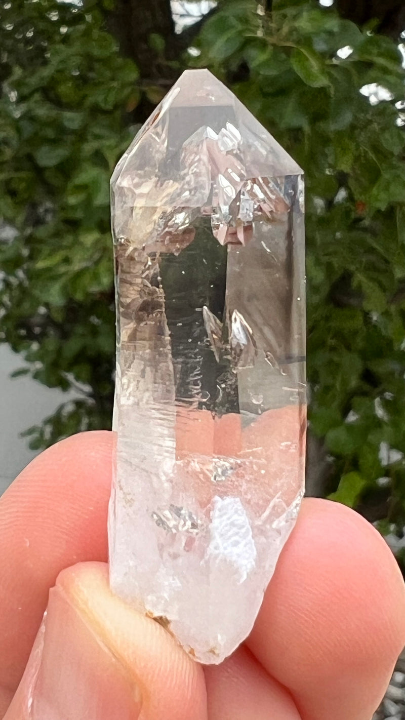 35 Piece Brandberg Quartz Wholesale Flat from the Brandberg District, Goboboseb, Erongo Region, Namibia