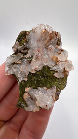 Harledote Brandberg Quartz flat 24 pieces from Goboboseb Mountains, Erongo Region, Namibia