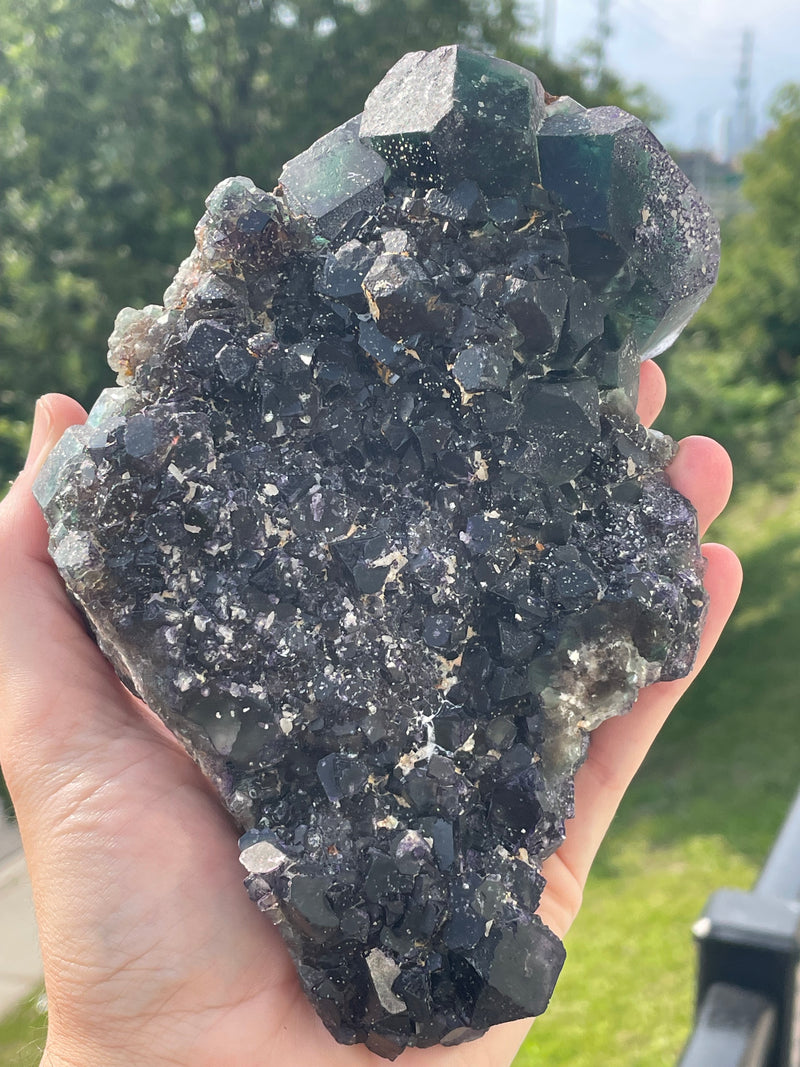 Fluorite with Muscovite and Quartz from Erongo Mountain, Erongo Region, Namibia