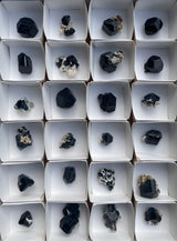 Black Tourmaline Wholesale Flat - 24 pieces from Erongo Mountain, Erongo Region, Namibia