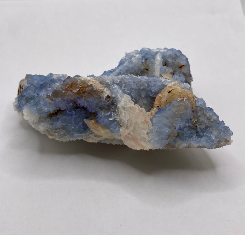 Cubic Blue Fluorite from Blanchard Mine, Bingham Hansonburg District, Socorro County, New Mexico, USA