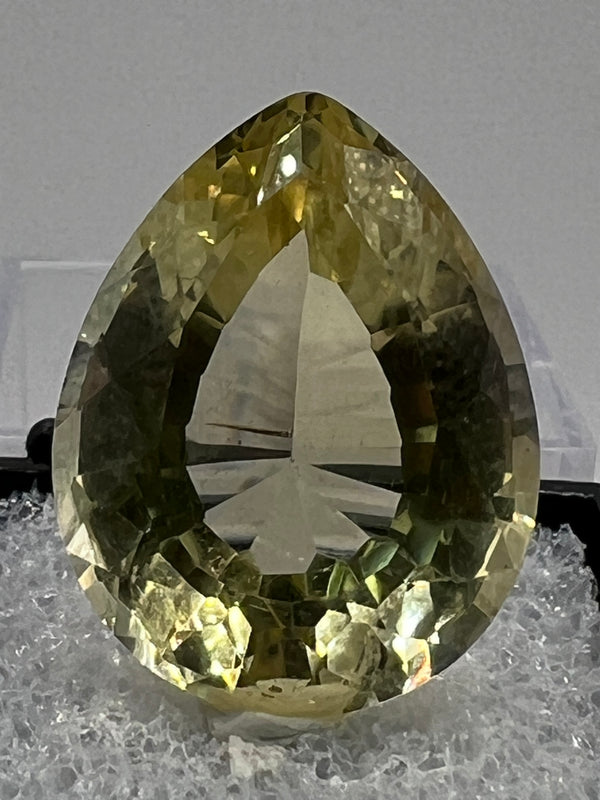 Faceted Citrine Gemstone from Mansa, Luapula, Zambia