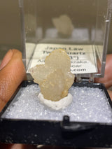 Open Japan Law Twin Quartz Perky from Madagascar