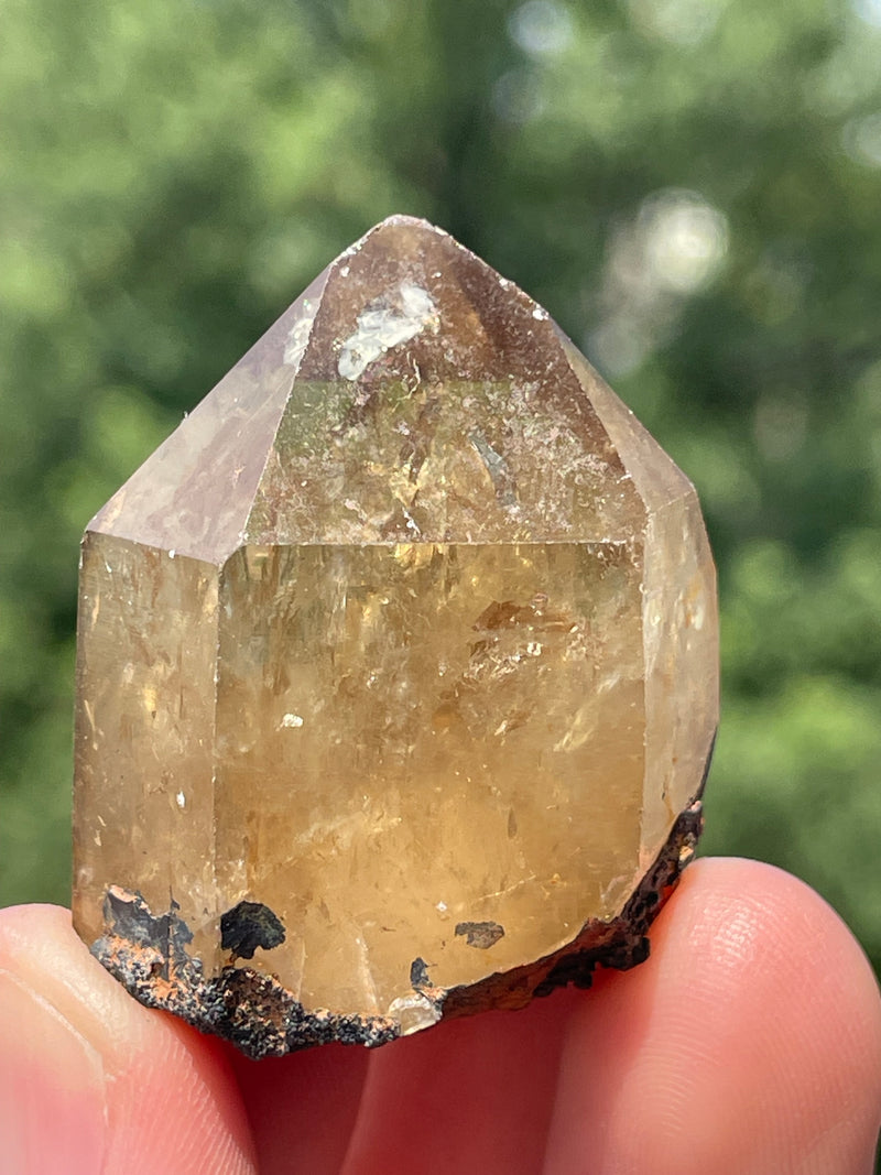 Lot of Kundalini Quartz Citrine, Democratic Republic of Congo, Lwena, Congo Citrine