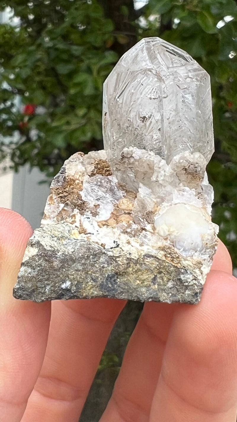 38 Piece Brandberg Quartz Wholesale Flat from the Brandberg District, Goboboseb, Erongo Region, Namibia