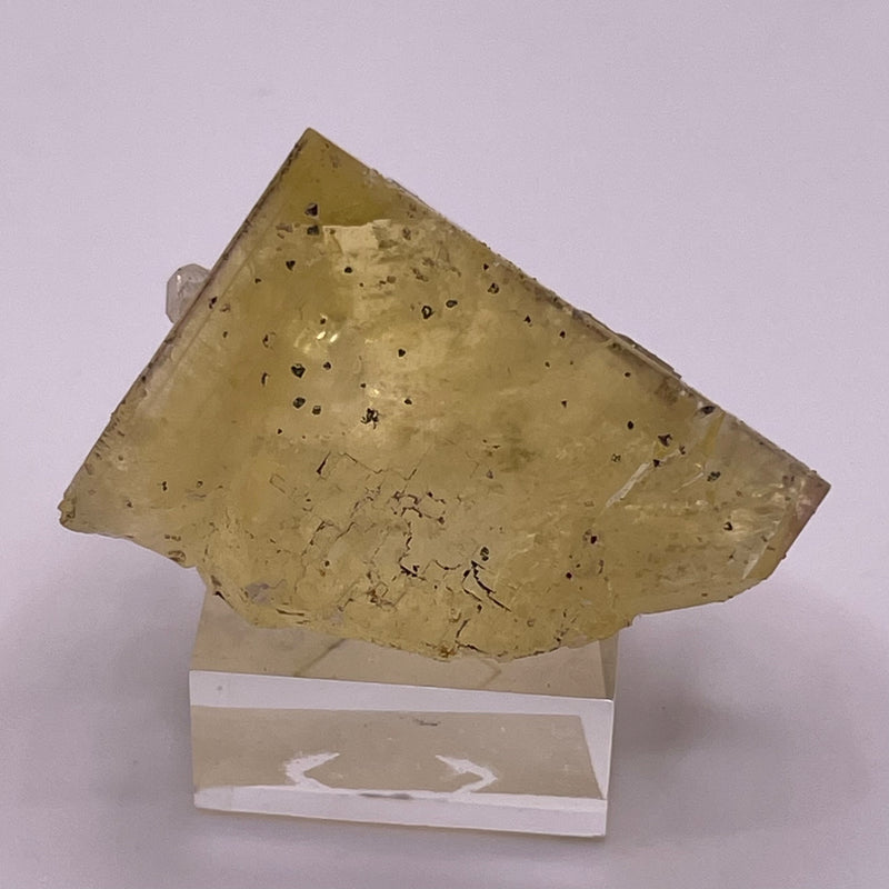 Yellow Fluorite from Wet Grooves Mine, Weynsleydale North Yorkshire, UK