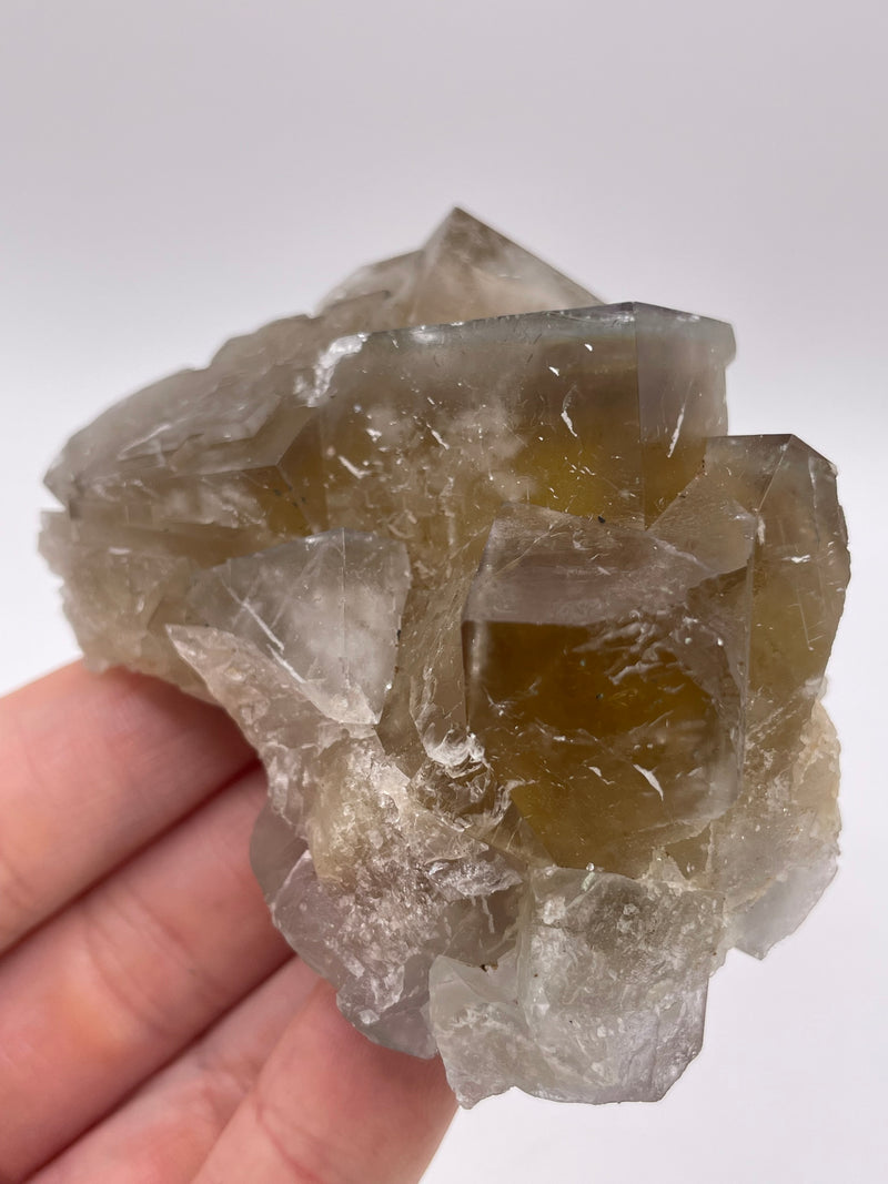 UK Fluorite double sided from the Harvest Pocket, Lady Anabella Mine, England