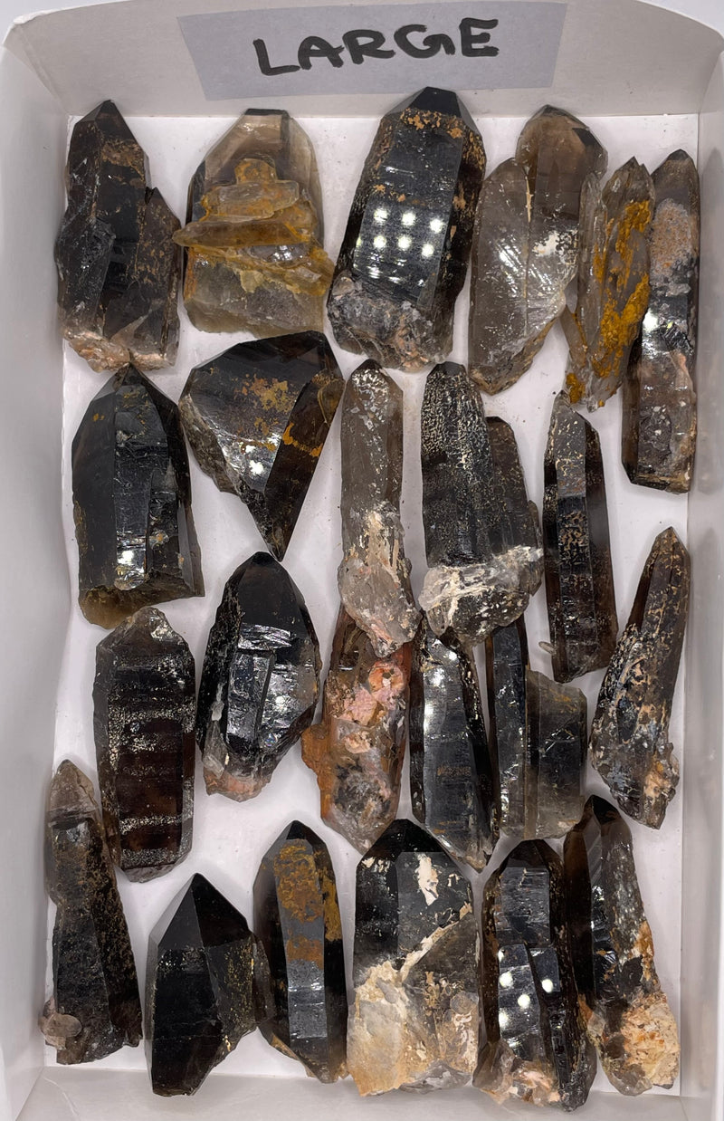 Lots of Smoky Quartz - Mulanje, Southern Region, Malawi