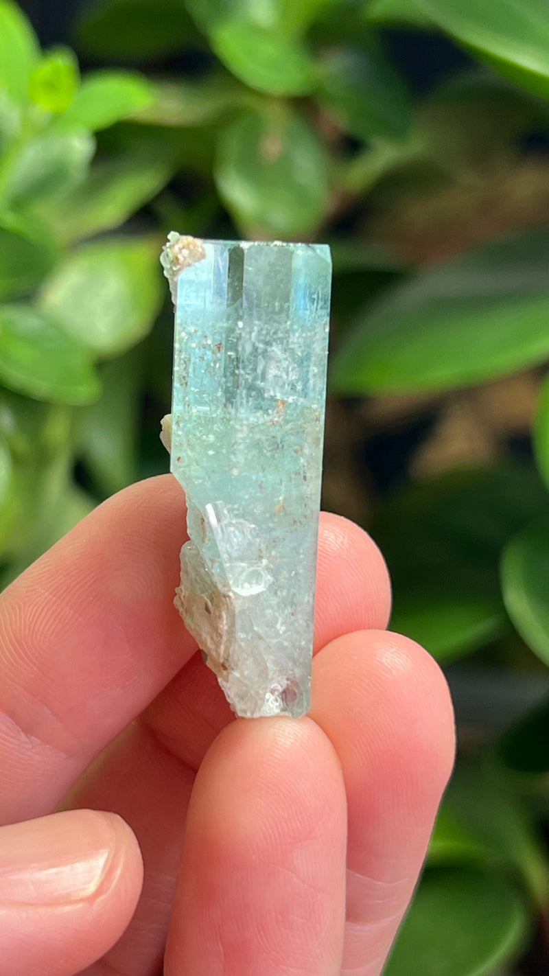 Aquamarine Specimen with Feldspar from Erongo Mountain, Erongo Region, Namibia