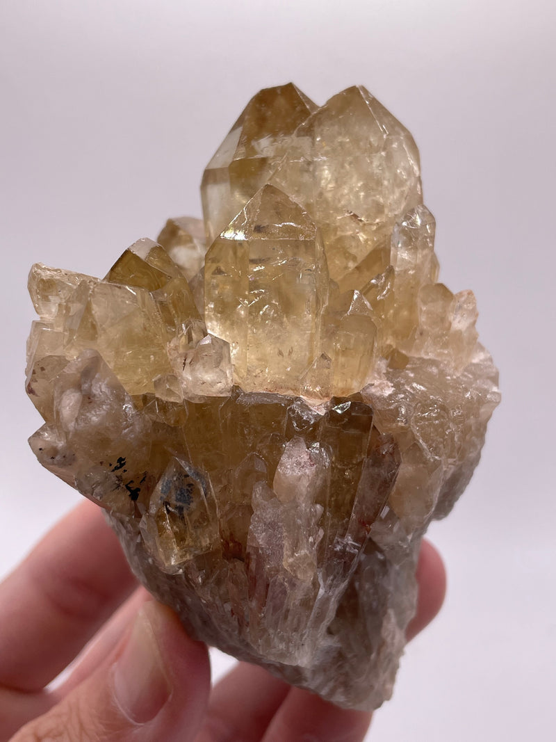 Kundalini Citrine from Lwena, Katanga, Democratic Republic of Congo