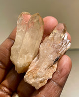 Twin Kundalini Citrine Set | Luena, Katanga, Democratic Republic of Congo