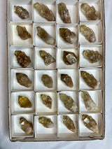 24-piece Kundalini Citrine Flat | Luena, Katanga, Democratic Republic of Congo