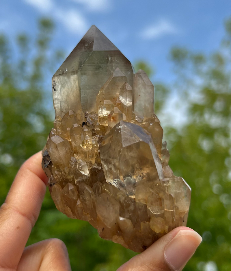 12 Pieces Kundalini Citrine Quartz – 3.288kg Natural Congo Citrine from Luena, Democratic Republic of Congo