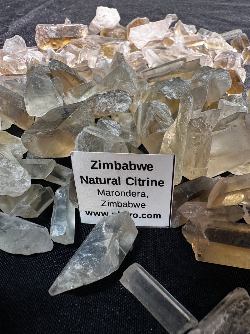 ZIMBABWEAN CITRINE WHOLESALE, 500g MIXED SIZES FROM MARONDERA MASHONALAND EAST, ZIMBABWE