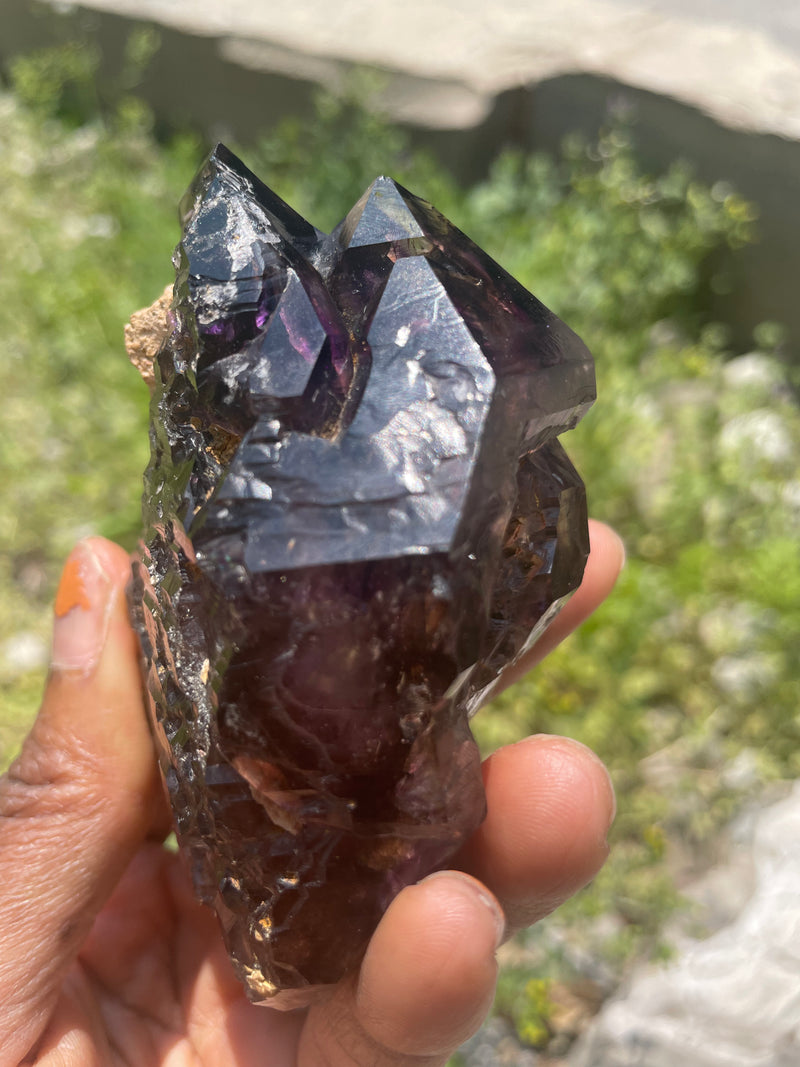 Shangaan Amethyst Scepter From Zimbabwe