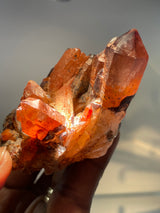 Ishuko Red Phantom Hematite Included Quartz Cluster | Northern Province, Zambia