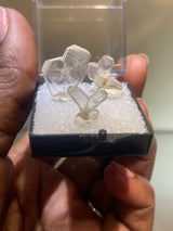 Set of 3 Japan Law Twin Quartz | near Kudubis, Erongo Region, Namibia