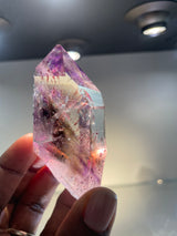 Harlequin Brandberg Quartz with Analcime | Streep Mine, Goboboseb Mountains, Erongo Region Namibia