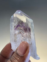 Brandberg Enhydro Amethyst Quartz with perfect termination | Streep Mine, Goboboseb Mountains, Erongo Region, Namibia