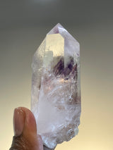 Brandberg Enhydro Amethyst Quartz with perfect termination | Streep Mine, Goboboseb Mountains, Erongo Region, Namibia