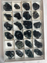 24 piece Fluorite Wholesale Flat | Butterfly ‘Test’ Pocket, Okorusu Mine, Namibia, Africa.