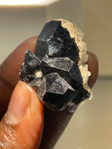 24-piece Black Tourmaline Flat | Erongo Mountain, Erongo Region, Namibia