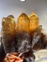 Kundalini Citrine Cluster | Luena, Katanga, Democratic Republic of Congo